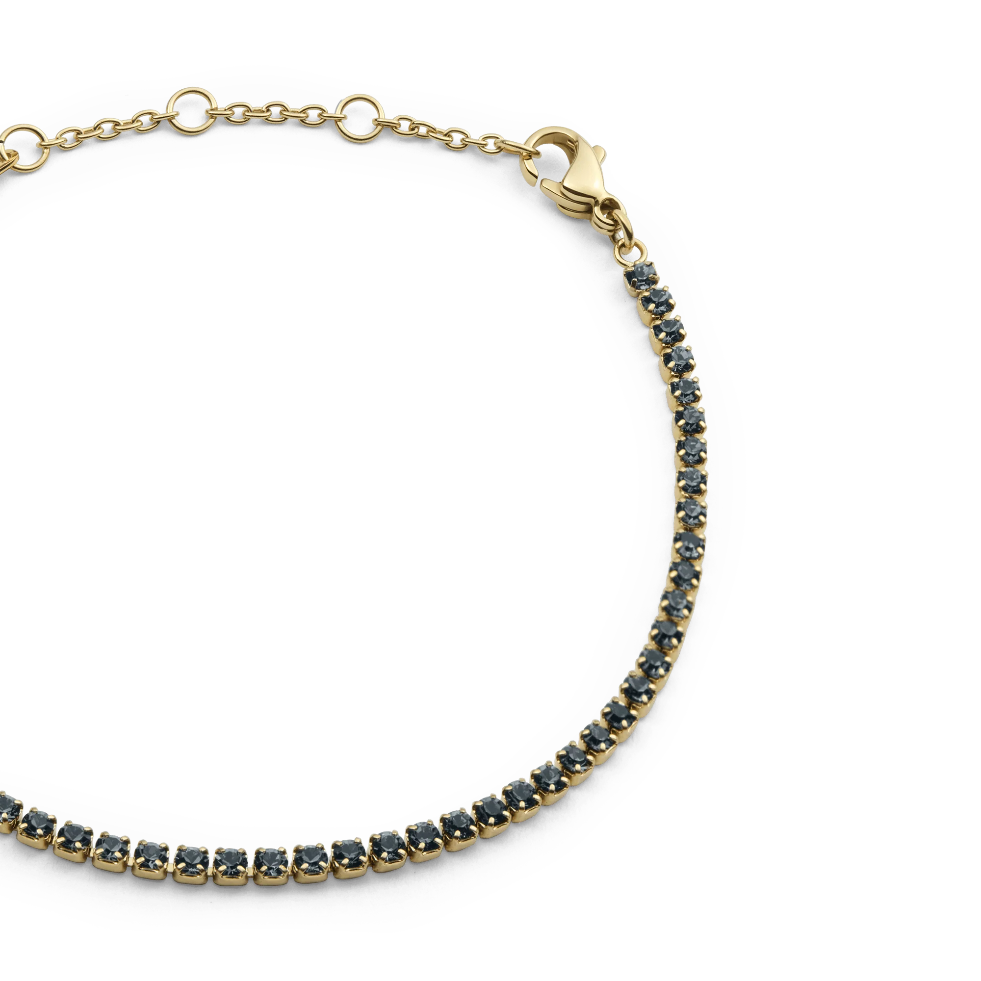 Classic Tennis Bracelet Nightfall Gold - Image 3
