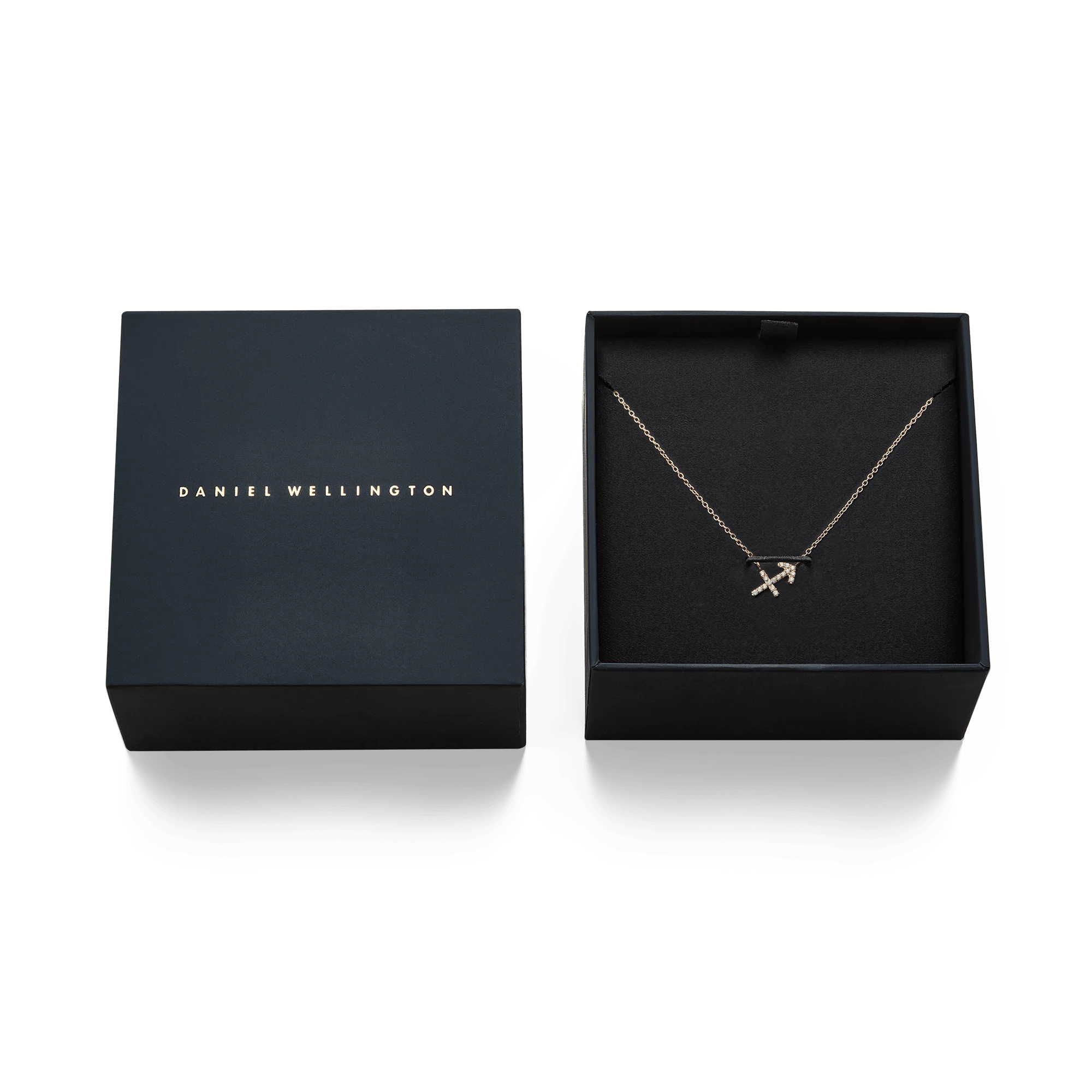 Crystal Zodiac Chain Necklace Gold - Image 17