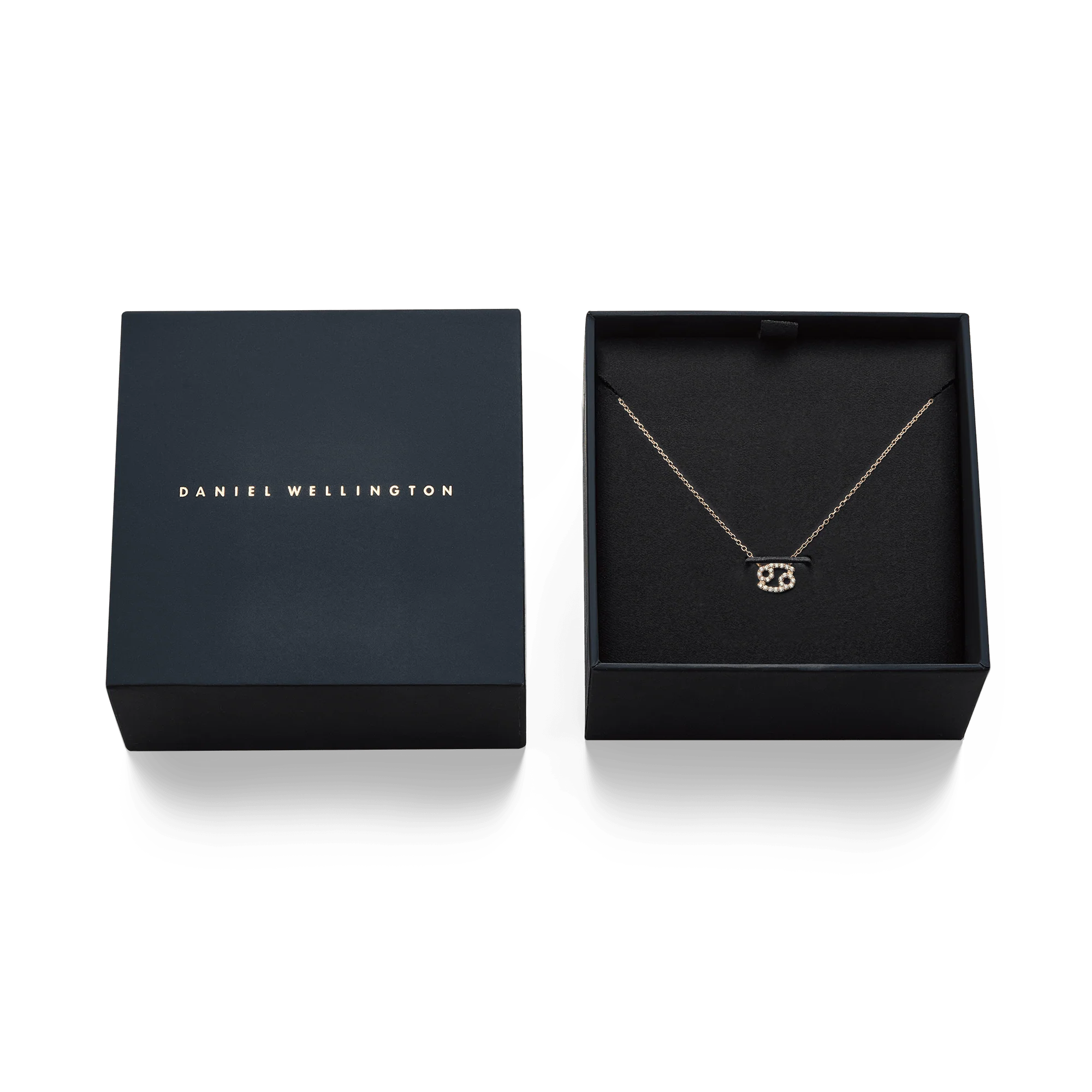 Crystal Zodiac Chain Necklace Gold - Image 36