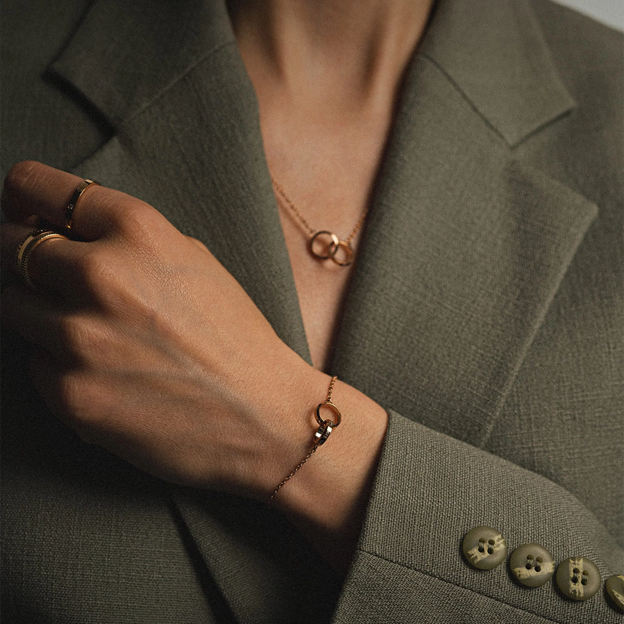 Elan Unity Bracelet Rose Gold - Image 5