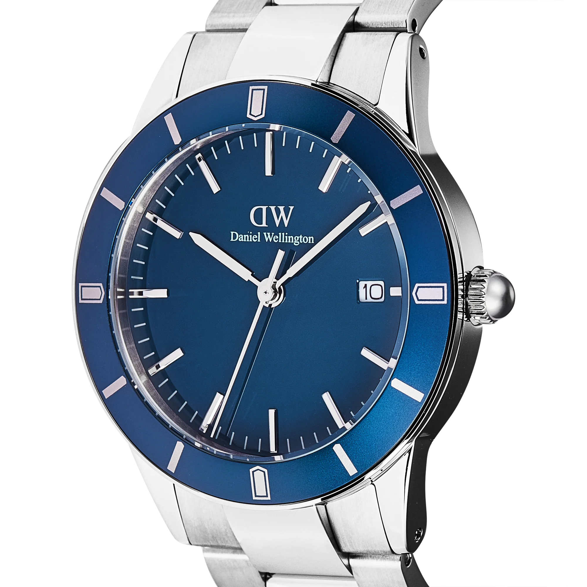 Iconic Paradigma Link Blue Enamel Silver - Image 5
