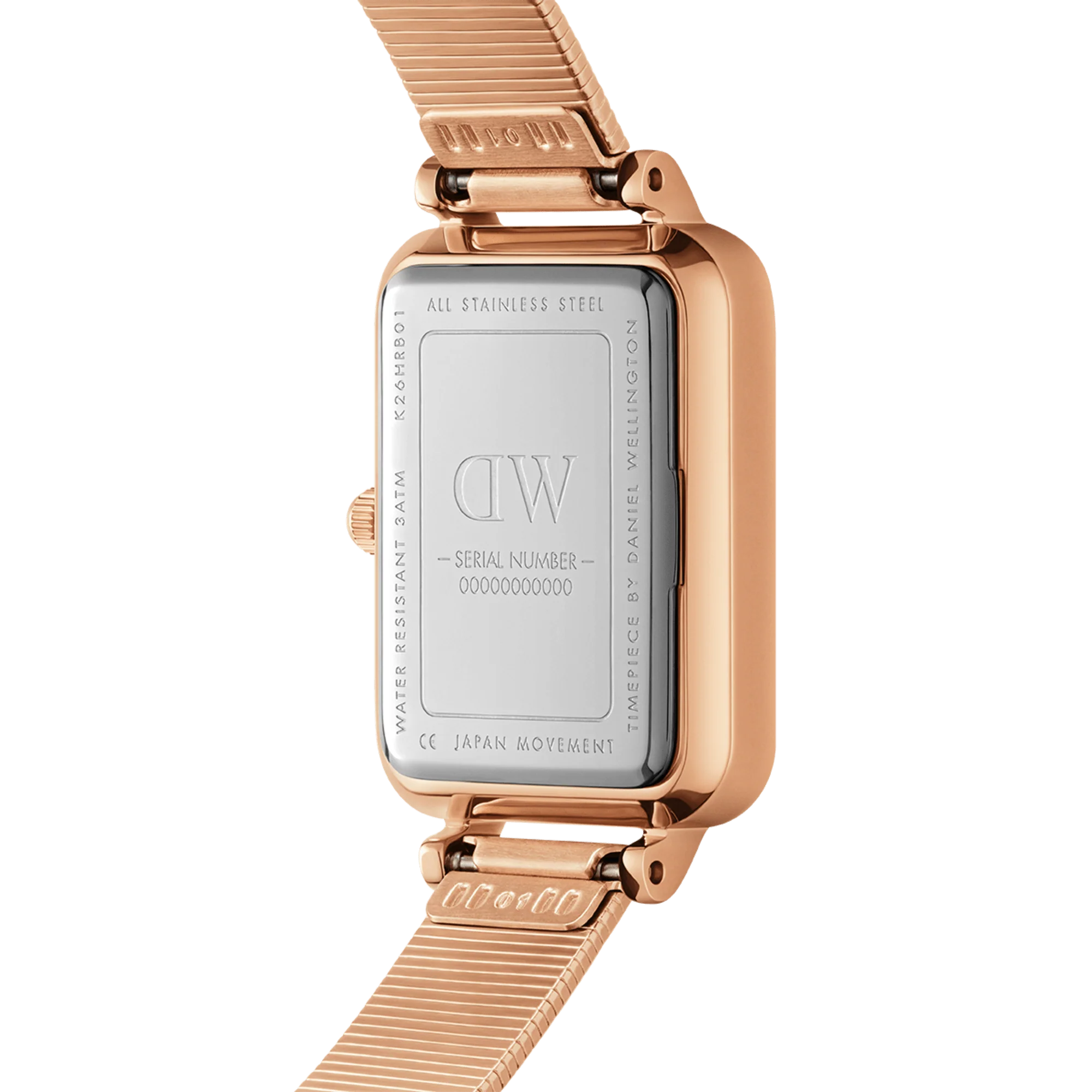 Quadro Lumine Pressed Piano White MoP Rose Gold - Image 3